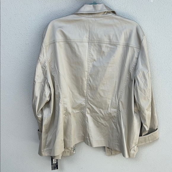 NWT Jones New York Stone Utility Jacket Lightweight Design 3X - Picture 5 of 7